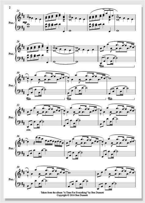 Frozen Let It Go Sheet Music 2nd Page