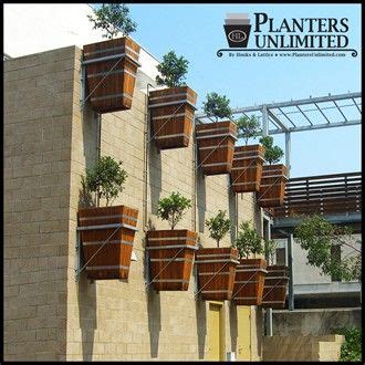 Large Wooden Planters & Commercial Wood Planters - modlar.com