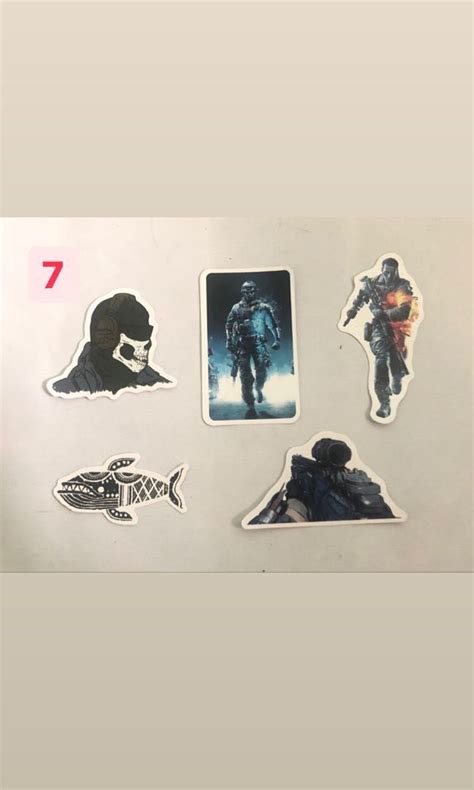 Call Of Duty Sticker Hobbies Toys Stationary Craft Handmade