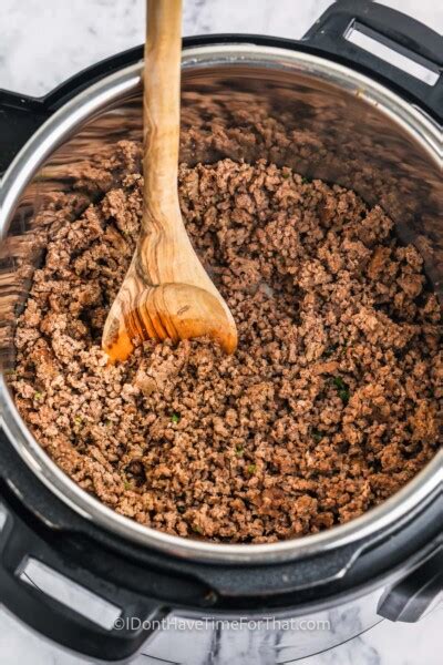 Instant Pot Frozen Ground Beef I Don T Have Time For That