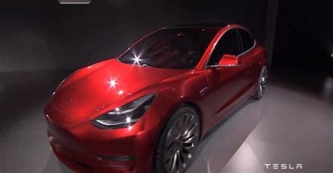 Tesla Model 3 Unveiled In California