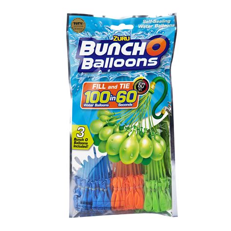 Bunch O Balloon 3 Pack 100 Water Balloons Blaster Time