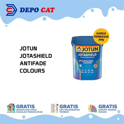 Jual Cat Tembok Exterior Jotun Jotashield AntiFade Colours White 20L