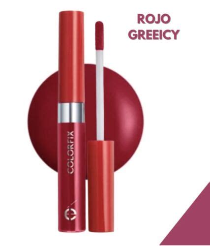 Esika Matte Liquid Lipstick Colorfix Liquid Tattoo Color Rojo Greeicy