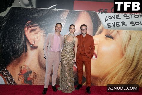 Lily James Sexy Seen Showing Off Her Hot Figure At The Pam And Tommy Finale Screening In La Aznude