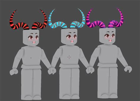 Erythia On Twitter Some Fun Striped Nova Horns 🌌what Color Would You Wear🌌 Roblox