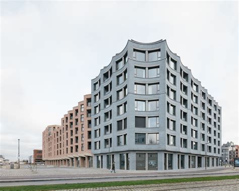 Bovenbouw Architectuur Apartment Building In The Docklands Antwerp