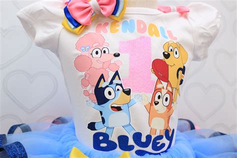 Bluey tutu set-Bluey outfit-Bluey dress-bluey birthday – Pink Toes