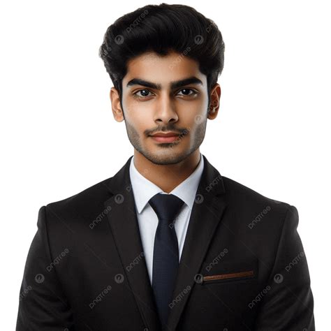 Un Joven Con Suite Negra Formal PNG ,dibujos Joven Hombre Guapo