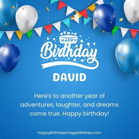 Happy Birthday David Images & Wishes 2025