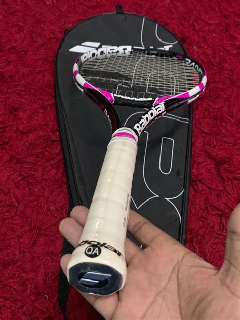 Babolat Drive Z lite black pink tennis racket, Sports Equipment, Sports ...
