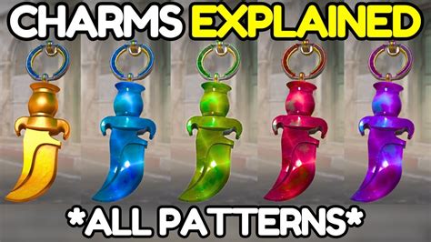 Cs Charms Explained All Rare Patterns Showcase Youtube