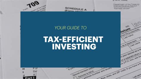 Your Guide To Tax Efficient Investing Au — Australias Leading News Site