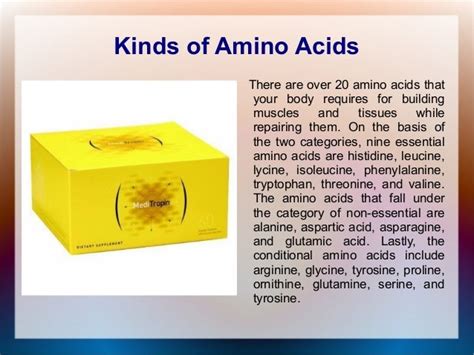 Amino Acids Natural Building Blocks Of Protein