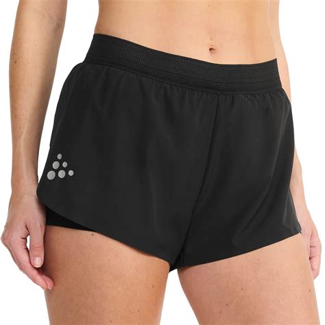 Craft Pro Hypervent Split Shorts Damen Schwarz Bike