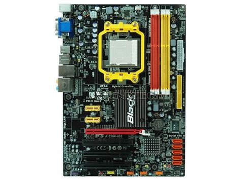 A785GM-AD3 BLACK V1.0 785 | Ecs A785GM-AD3 AM3 DDR3 Hybrid Crossfire