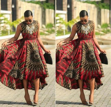 Check Out These 25 Trendy Ankara High Low Dresses For Ladies