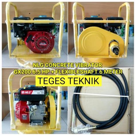 Jual Concrete Vibrator Nlg Gx Cc Hp Selang Vibrator Meter