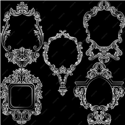 Schöne ornamentale rahmen sammlung | Kostenlose Vektor