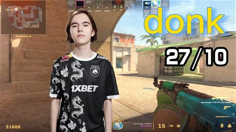 Donk CS2 MIRAGE POV 27 10 7 Triple Kills CS2 FACEIT POV Nov 28