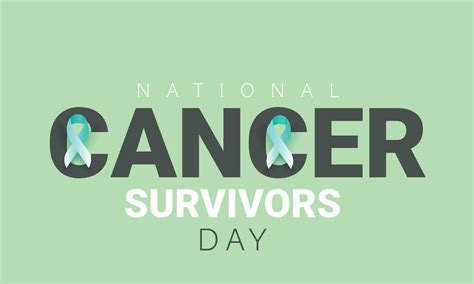 National Cancer Survivors Day Background Banner Card Poster