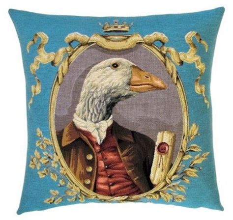 Goose Pillow Cover Goose Lover Gift Goose Decor Quirky Goose Cushion ...