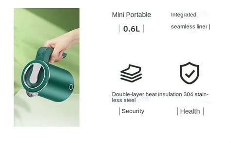 Amazon Small Electric Kettles Stainless Steel For Boiling Water L Travel Mini Hot Water