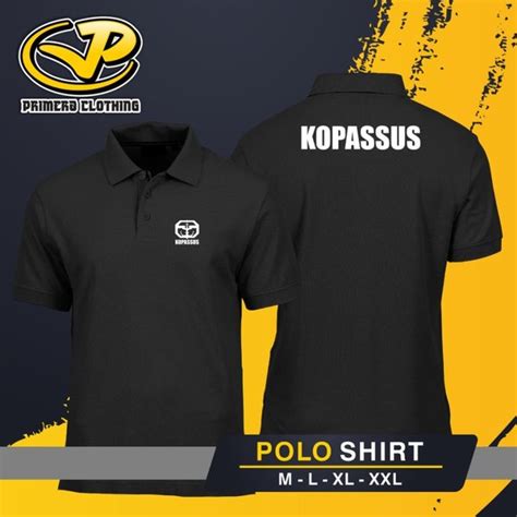 Jual Kaos Polo Shirt Tshirt Baju Kerah Distro Kopassus Polos Custom