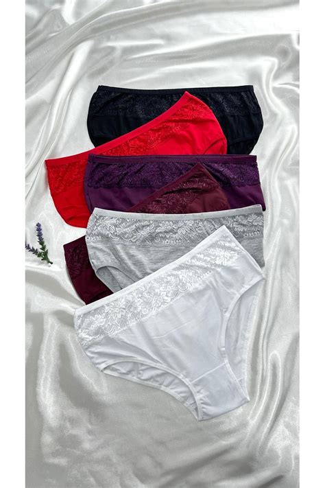 Clara Butik Kad N Bato Dantelli Yumu Ak K Lot L Paket Pamuk Kuma Likral Bikini Toparlay C