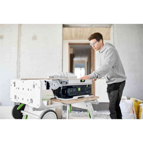 Akumuliatorinis stalinis diskinis pjūklas FESTOOL CSC SYS 50 EBI Set