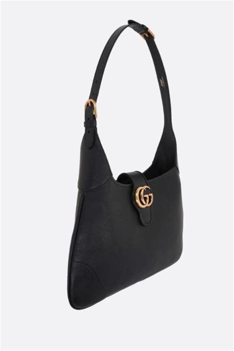 구찌 여성 숄더백 Aphrodite medium grainy leather hobo bag N26 GUCCI