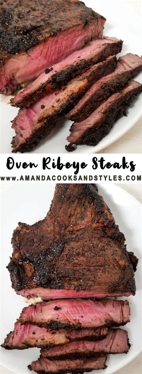 Oven Ribeye Steak | Recipe | Rib eye steak recipes oven, Ribeye steak ...