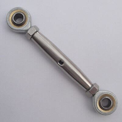 M8 RH & LH Thread Rose Joint Turnbuckle Track Rod End Gear Link Two Lengths | eBay