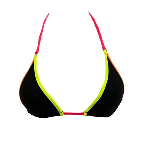 Neon Lights Mini Bikini Top Micro Gigi