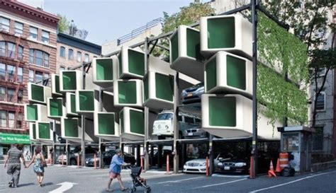 This Design Turns New Yorks Parking Lots Into Awesome Prefab Apartment