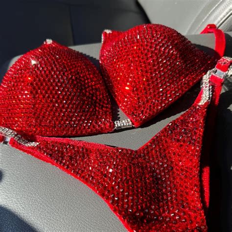 Rhinestone Bikini Etsy