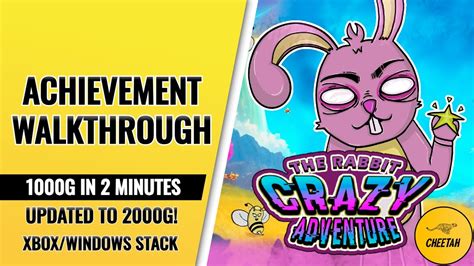 The Rabbit Crazy Adventure Updated To G Achievement Walkthrough