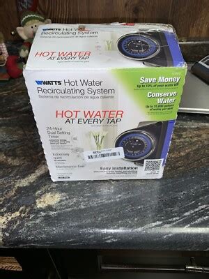 WATTS HOT WATER RECIRCULATING SYSTEM Read EBay