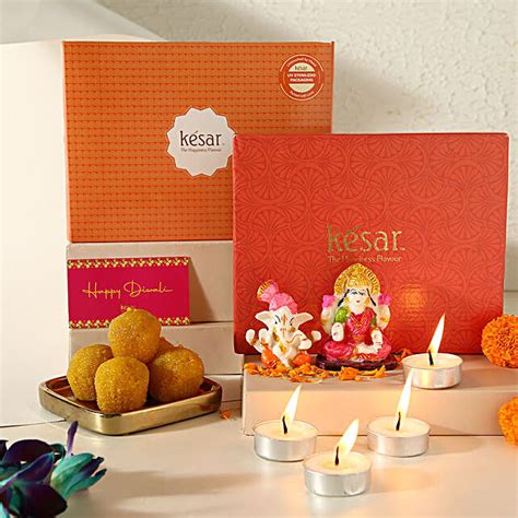 Buy Send Diwali Special Laddoos With Idols N Candle Online FNP