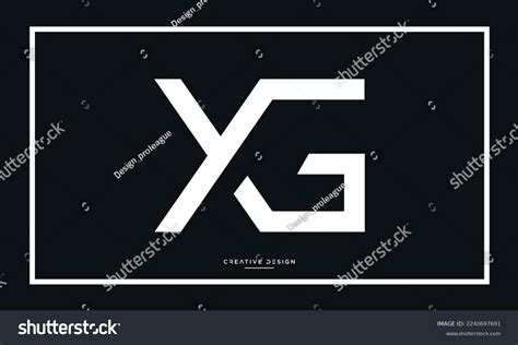 Alphabet Letters Xg Or Gx Icon Logo Monogram Royalty Free Stock