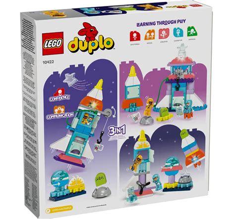 Lego Duplo 3in1 Space Shuttle Adventure Toy 10422 Multicolour For Kids