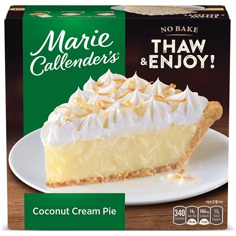 Marie Callender S Coconut Cream Pie 30 3 Oz Frozen Walmart