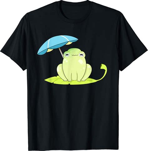 Hot Trending Kawaii Anime Cute Japanese Green Frog Lover Graphic T Shirt Vintage Tee Birthday