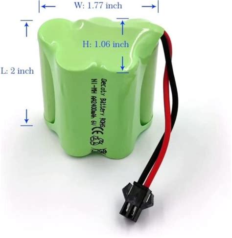 Gecoty V Rechargeable Battery Pack Mah Ni Mh Aa Batteries Pack