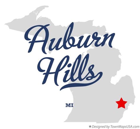 Map Of Auburn Hills Michigan - Shari Demetria