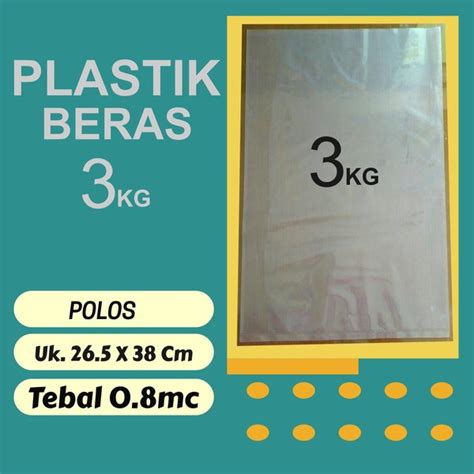 Jual Plastik Kg Sablon Karung Kemasan Beras Kg Tebal Di Lapak