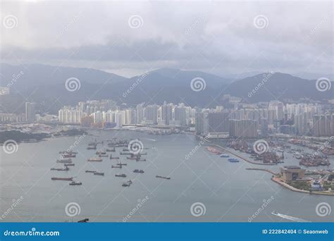 A New Yau Ma Tei Typhoon Shelter Hong Kong Jue Editorial Stock