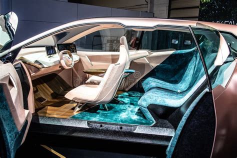 Interior of BMW INext Concept Car at CES 2019 Editorial Image - Image ...