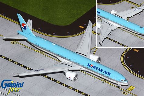 Korean Air Boeing 777 300ER HL7784 Flaps And Slats Down Gemini Jets