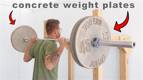 Diy Concrete Weight Plates Save Money And Don T Buy Molds Youtube